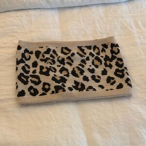 Leopard Print Neck Scarf